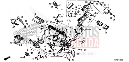 WIRE HARNESS CBR1000S2H de 2017